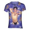 Festivalshirt van Superfout - fout t-shirt - festival outfit - rave kleding - techno outfit - kleding voor fout feest shirt - met half naakte prince in een te kleine zwarte strring