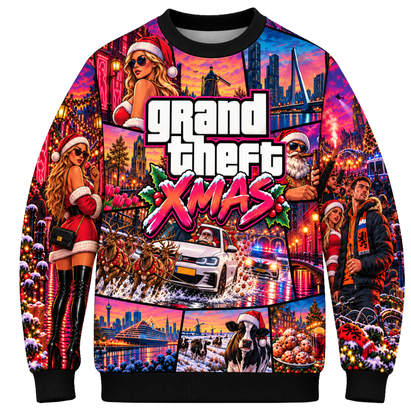 Grand Theft Xmas kersttrui