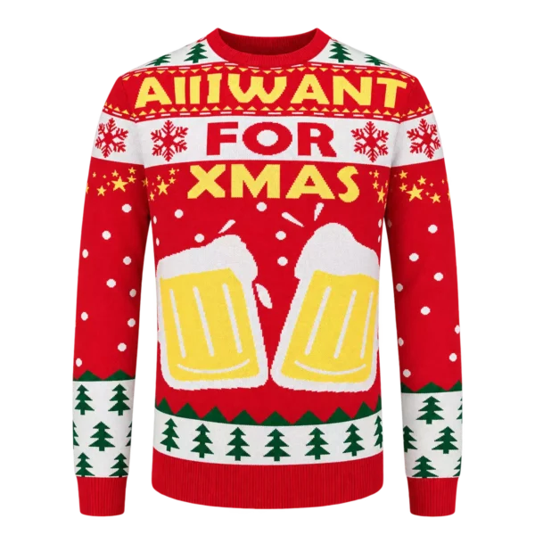 Bierliefhebber kersttrui