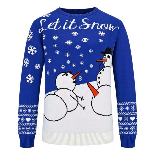 Sneeuwpoppen kersttrui
