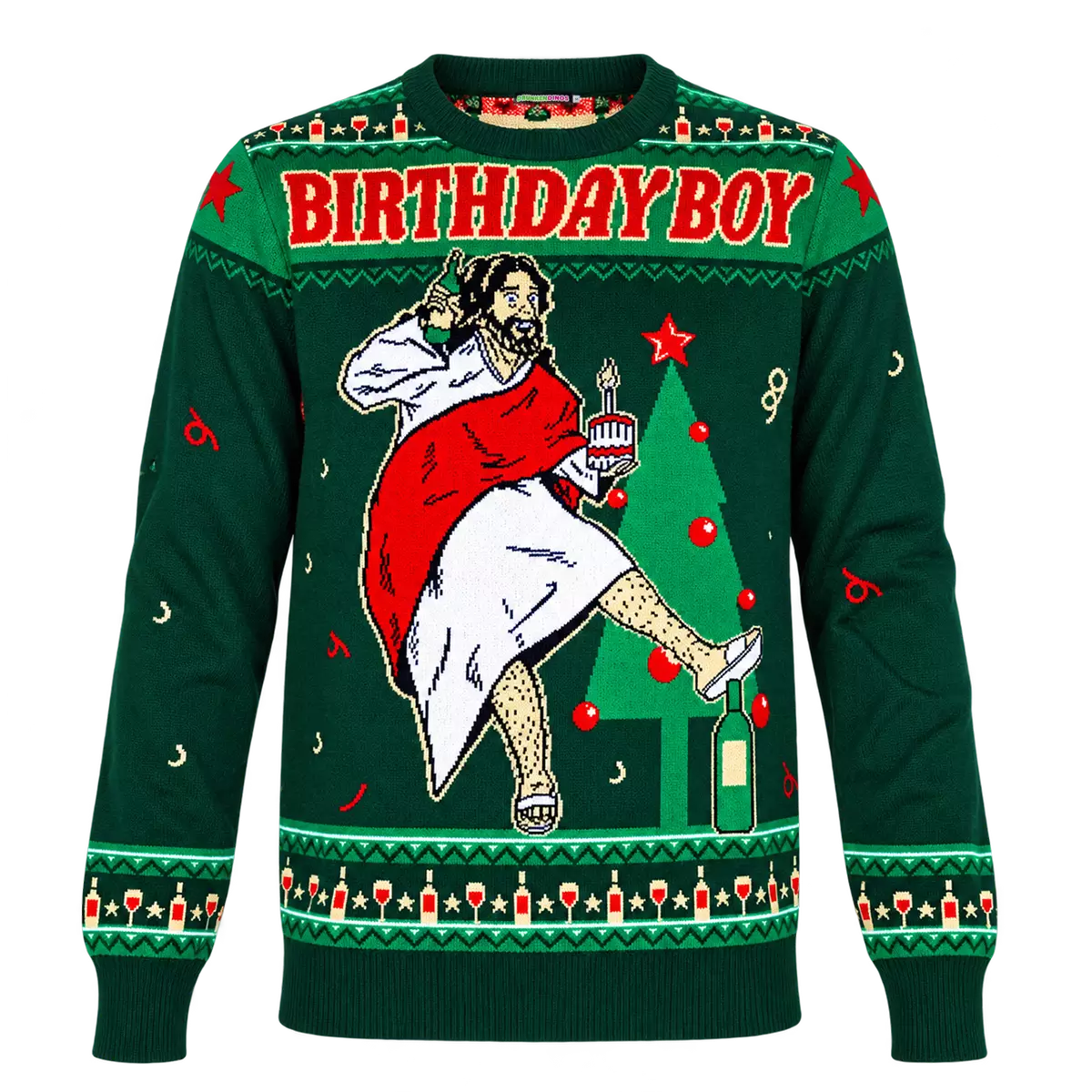 Birthdayboy Jezus foute kersttrui