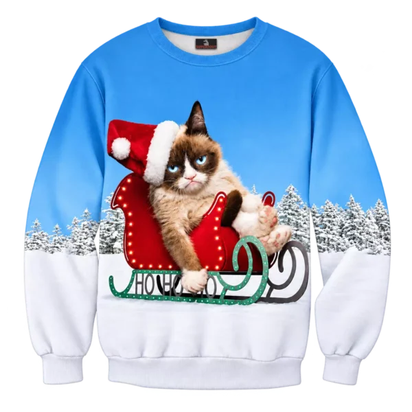 Grumpycat Kersttrui