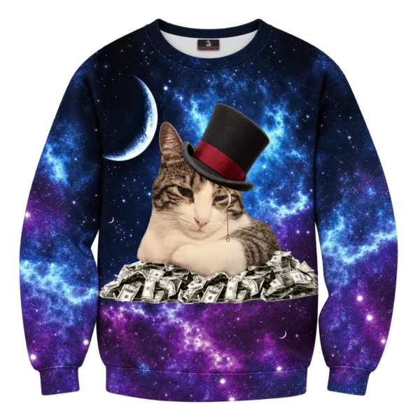 Pimpcat met een stapel geld